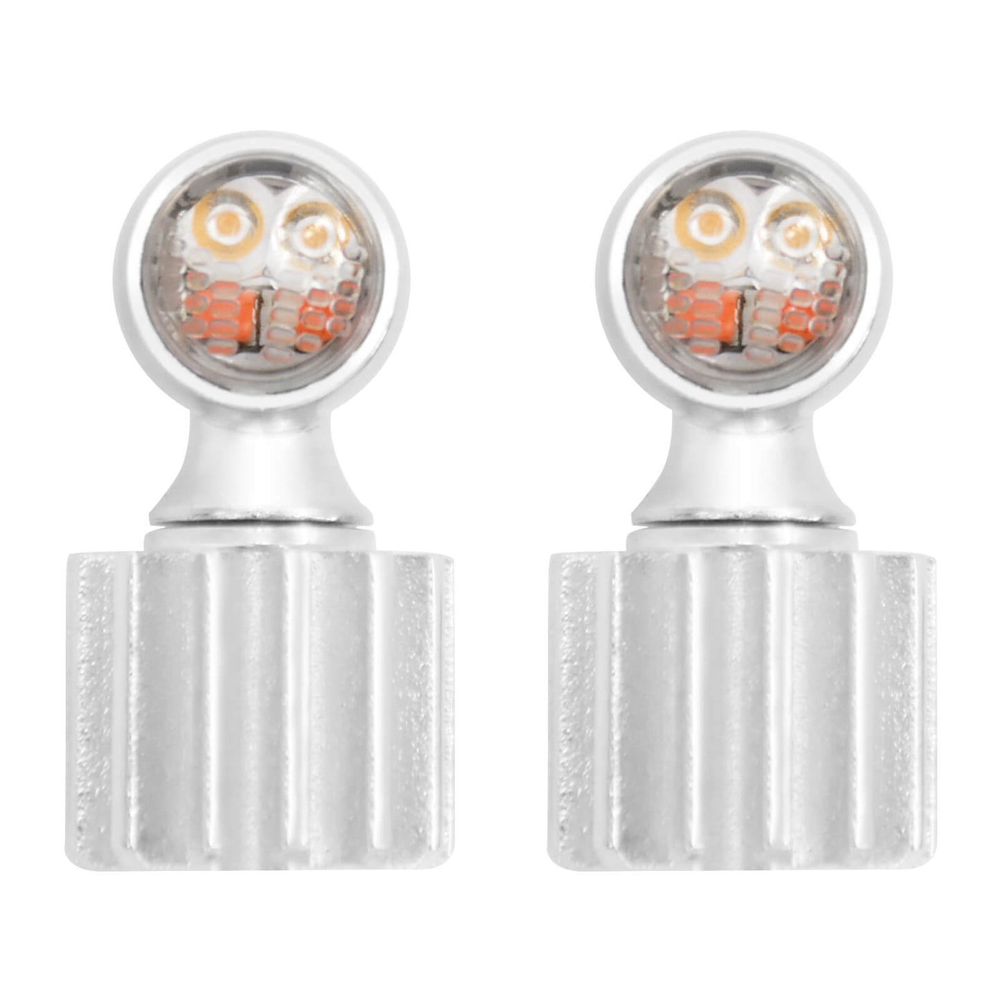 Super Mini Light Indicator Running Brake Turn Signal Chrome Fit For Harley Honda | HCmotorku