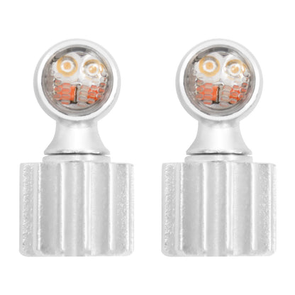 Super Mini Light Indicator Running Brake Turn Signal Chrome Fit For Harley Honda | HCmotorku