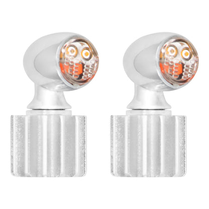Super Mini Light Indicator Running Brake Turn Signal Chrome Fit For Harley Honda | HCmotorku
