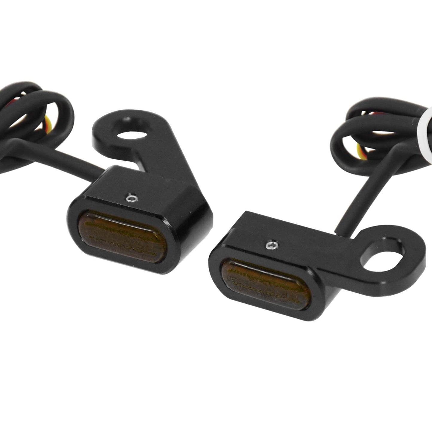 Mini Motorcycle LED Turn Signal Indicator Amber Lights Blinker Fit For Sportster | HCmotorku