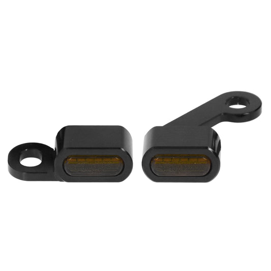 Mini Motorcycle LED Turn Signal Indicator Amber Lights Blinker Fit For Sportster | HCmotorku
