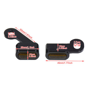 Mini Motorcycle LED Turn Signal Indicator Amber Lights Blinker Fit For Sportster | HCmotorku