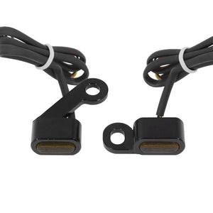 Mini Motorcycle LED Turn Signal Indicator Amber Lights Blinker Fit For Sportster | HCmotorku