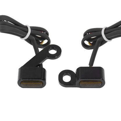Mini Motorcycle LED Turn Signal Indicator Amber Lights Blinker Fit For Sportster | HCmotorku