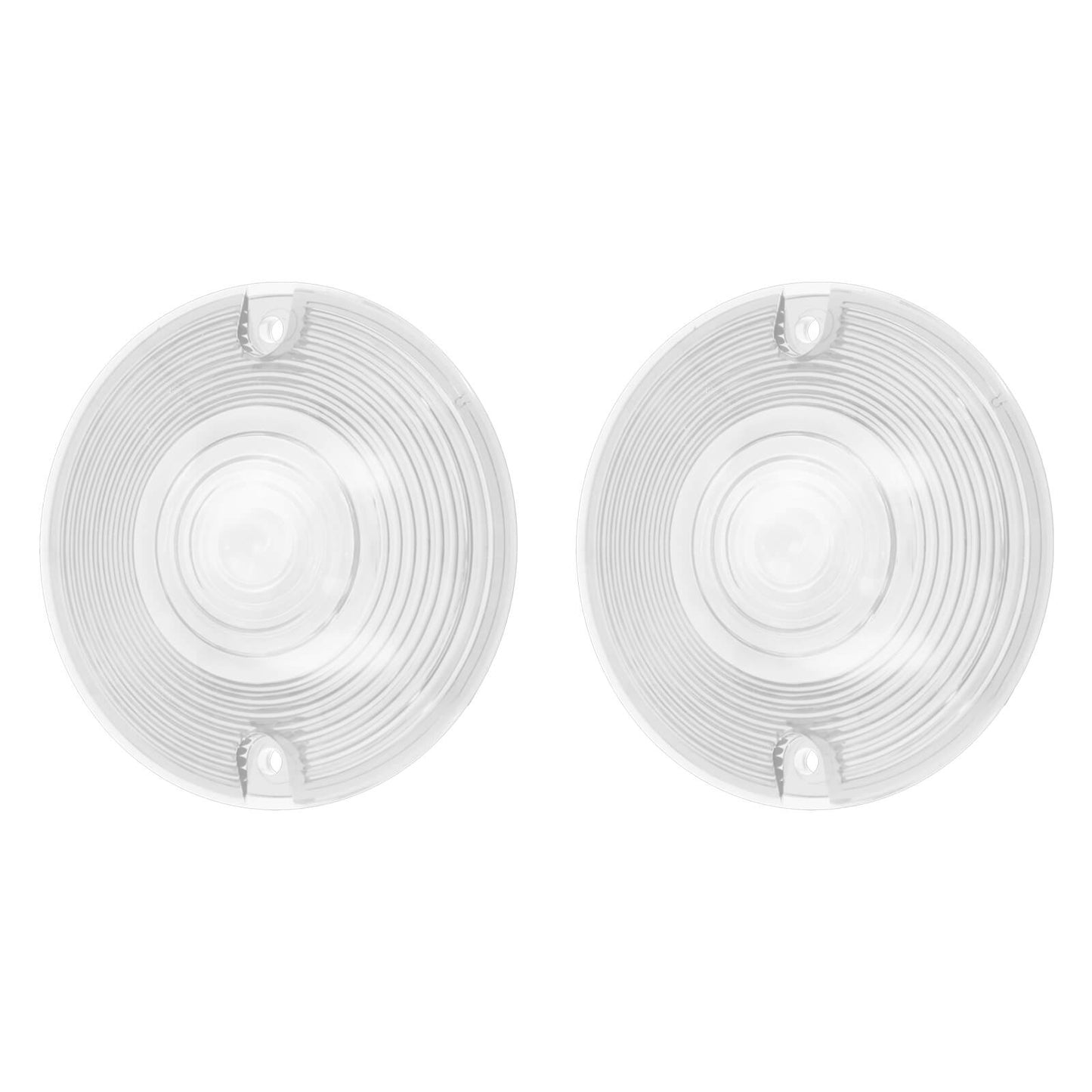 2x Flat LED Turn Signal Light Lens Cover Fit For Harley Touring Heritage Softail | HCmotorku