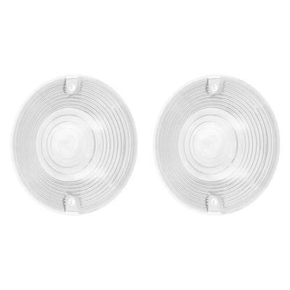 2x Flat LED Turn Signal Light Lens Cover Fit For Harley Touring Heritage Softail | HCmotorku