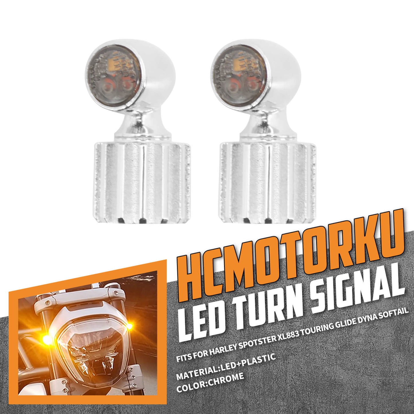 Universal Mini HighPower LED Turn Signal Indicator Blinker Light Fit For Harley | HCmotorku