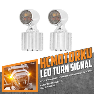 Universal Mini HighPower LED Turn Signal Indicator Blinker Light Fit For Harley | HCmotorku