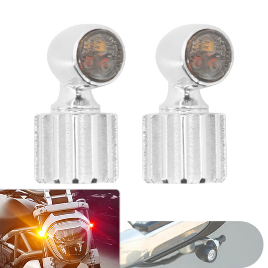 Universal Mini HighPower LED Turn Signal Indicator Blinker Light Fit For Harley | HCmotorku