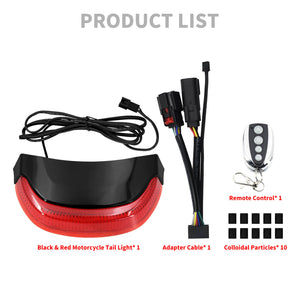 Crown Rear Bar Light with Turn Signal Light Black For Street Glide 2015 | HCmotorku