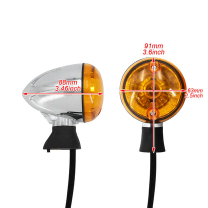 Front Indicator Blinker Bulb Turn Signal Lights Fit For Indian Scout 2015-2022 | HCmotorku