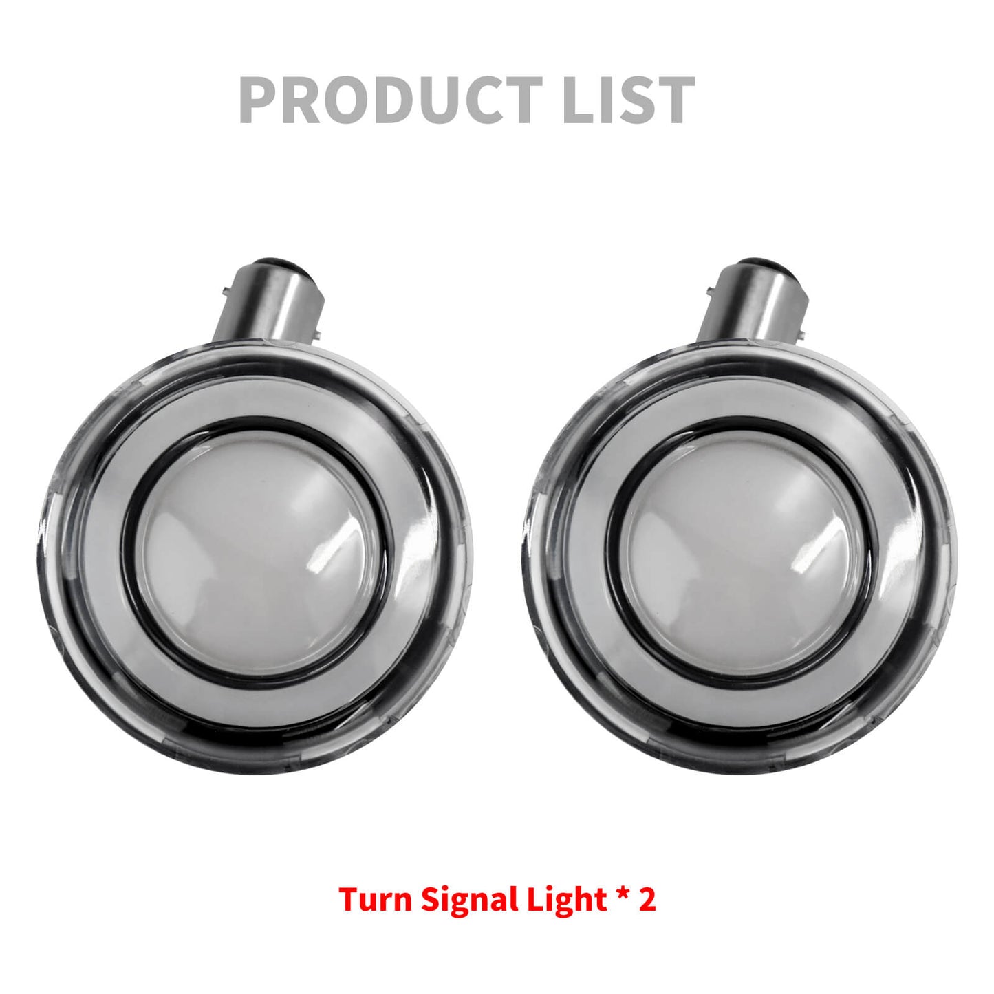 Bullet 1157 LED Turn Signal Lights Amber Red Fit For Harley Touring Dyna Softail | HCmotorku