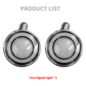 Bullet 1157 LED Turn Signal Lights Amber Red Fit For Harley Touring Dyna Softail | HCmotorku