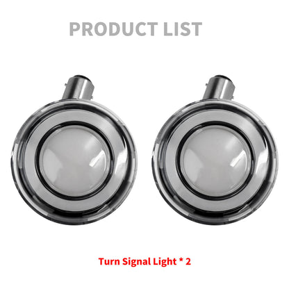Bullet 1157 LED Turn Signal Lights Amber Red Fit For Harley Touring Dyna Softail | HCmotorku