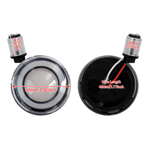 Bullet 1157 LED Turn Signal Lights Amber Red Fit For Harley Touring Dyna Softail | HCmotorku