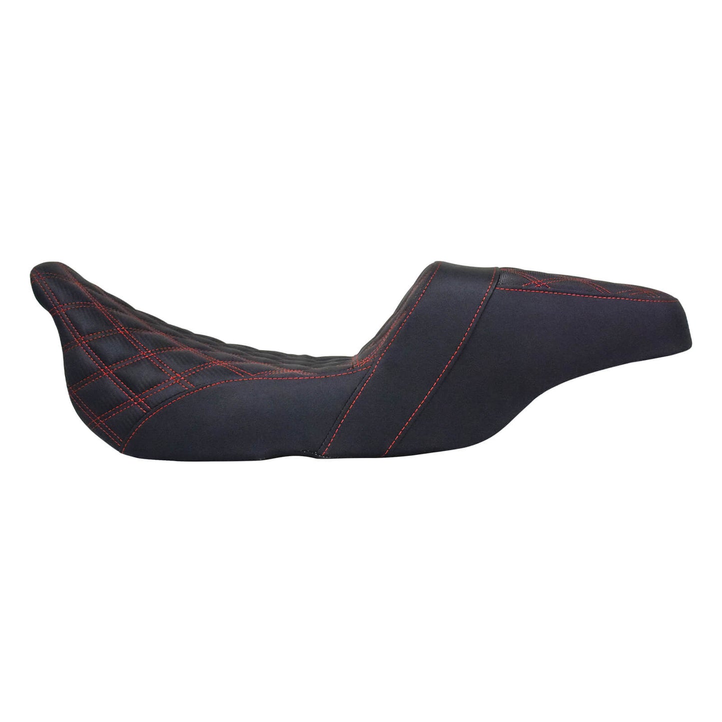 Driver Passenger Two Up Seat Gel Seats Red For Harley Touring 2009-2023 | HCmotorku