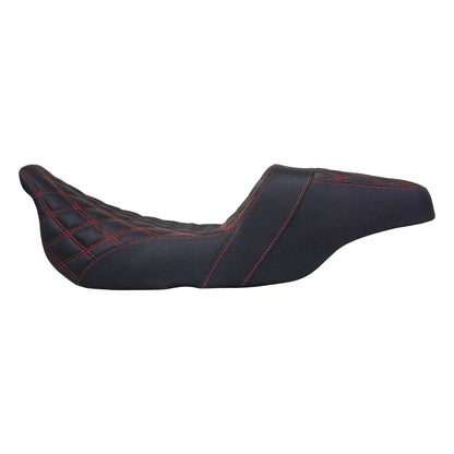 Driver Passenger Two Up Seat Gel Seats Red For Harley Touring 2009-2023 | HCmotorku