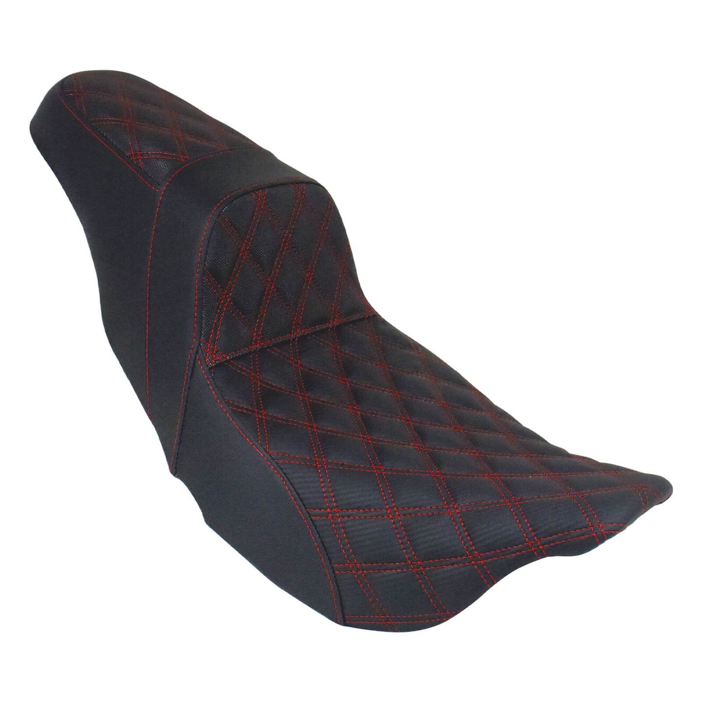 Driver Passenger Two Up Seat Gel Seats Red For Harley Touring 2009-2023 | HCmotorku