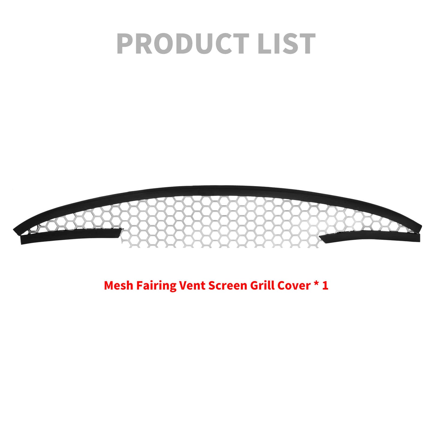 Mesh Fairing Top Vent Grill Chrome Fit For Harley Road Glide FLTRU FLTRX 2015-2023 | HCmotorku