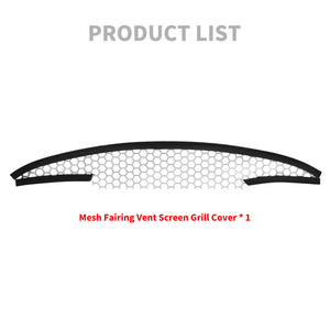 Mesh Fairing Top Vent Grill Chrome Fit For Harley Road Glide FLTRU FLTRX 2015-2023 | HCmotorku