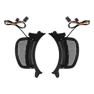 Headlight Vent Accent LED Side Lights Fit Harley Road Glide Model 2015-2023 | HCmotorku
