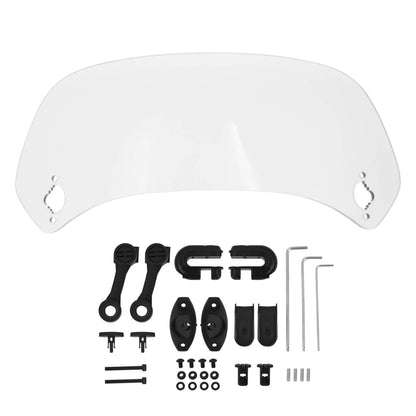 Motorcycle Adjustable Clip-On Windshield Extension Spoiler Windscreen Deflector | HCmotorku