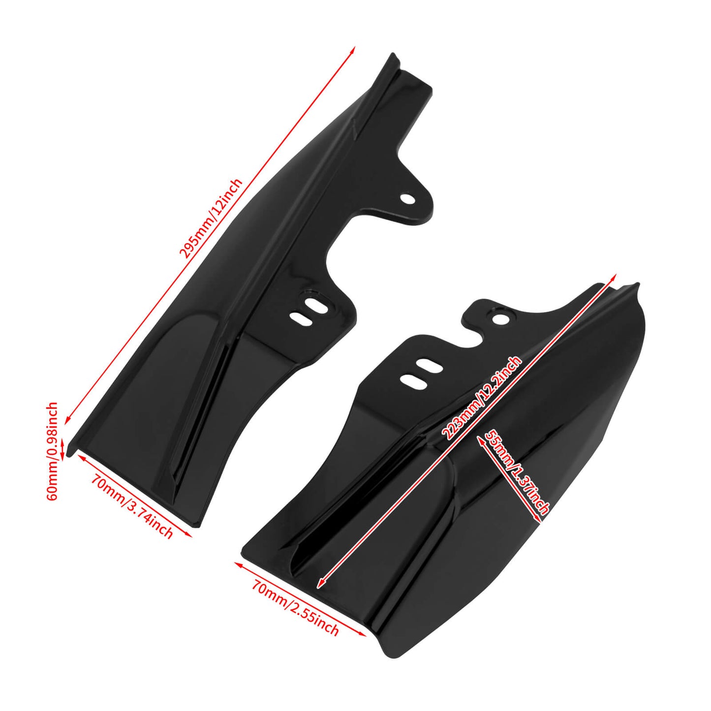 Mid-Frame Air Deflector Heat Shield Fit Harley Touring 2001-2008 | HCmotorku