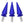 3x Impaler Spike Blue Wind Screen Windshield Bolt For Electra Street Glide 1996-2013 | HCmotorku