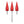 3* Spike Metal Fairing Windshield Bolts Red Fit For Harley 2014-UP Touring Tri Glide | HCmotorku