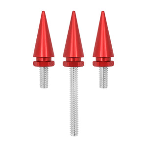 3* Spike Metal Fairing Windshield Bolts Red Fit For Harley 2014-UP Touring Tri Glide | HCmotorku