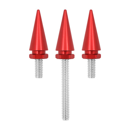 3* Spike Metal Fairing Windshield Bolts Red Fit For Harley 2014-UP Touring Tri Glide | HCmotorku