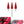 3* Spike Metal Fairing Windshield Bolts Red Fit For Harley 2014-UP Touring Tri Glide | HCmotorku