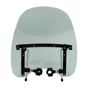 Windshield Windscreen Smoke + Handlebar Clamp For Harley Honda | HCmotorku