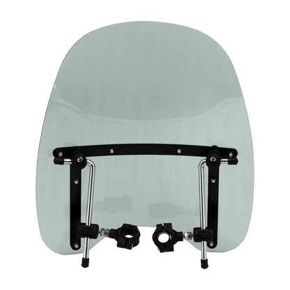 Windshield Windscreen Smoke + Handlebar Clamp For Harley Honda | HCmotorku