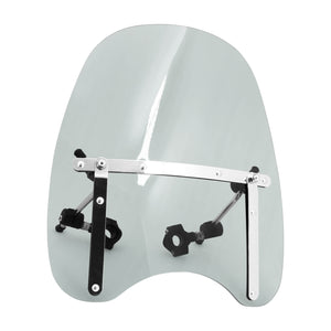 Windshield Windscreen Smoke + Handlebar Clamp For Harley Honda | HCmotorku
