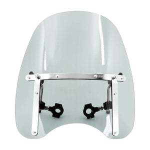 Windshield Windscreen Smoke + Handlebar Clamp For Harley Honda | HCmotorku
