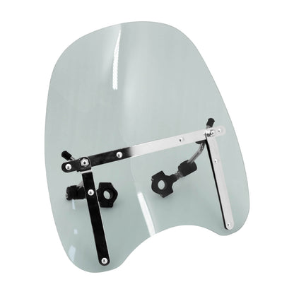 Windshield Windscreen Smoke + Handlebar Clamp For Harley Honda | HCmotorku