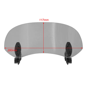 Windshield Clip Extension Spoiler Wind Deflector For Harley | HCmotorku