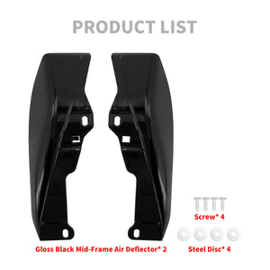 Mid Frame Heat Shield Air Deflectors for Harley Touring 2008-2016 | HCmotorku