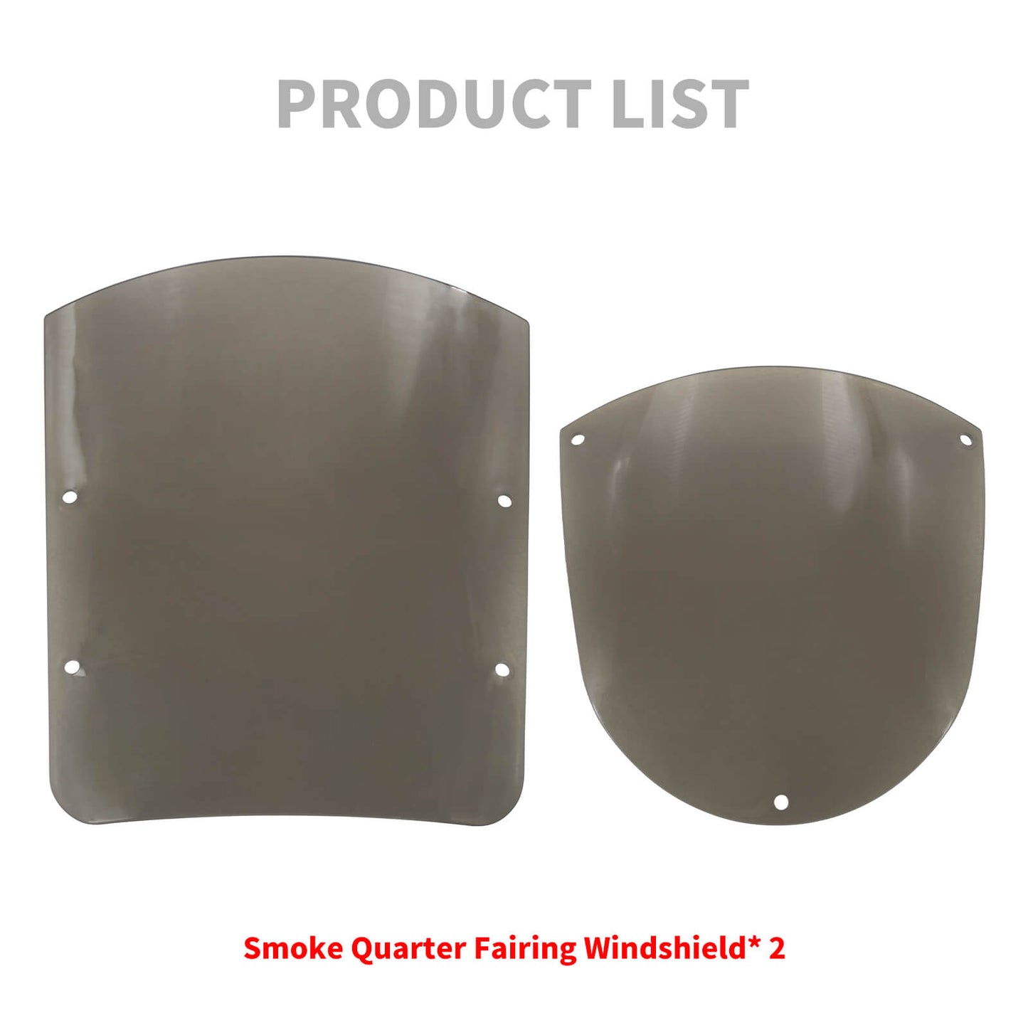 Windshield Quarter Fairing Kit Fit For Harley Sportster XL 883 1200 Dyna FXRT | HCmotorku