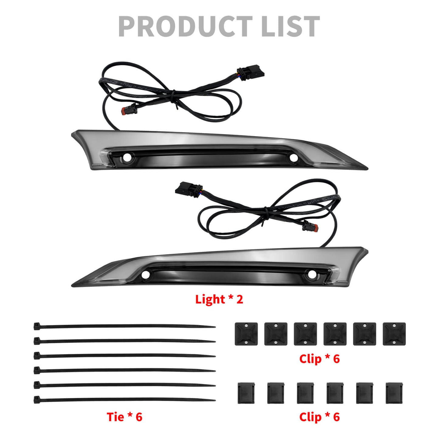 Windshield Trim Lights for 2015-Later Harley Road Glide| HCmotorku