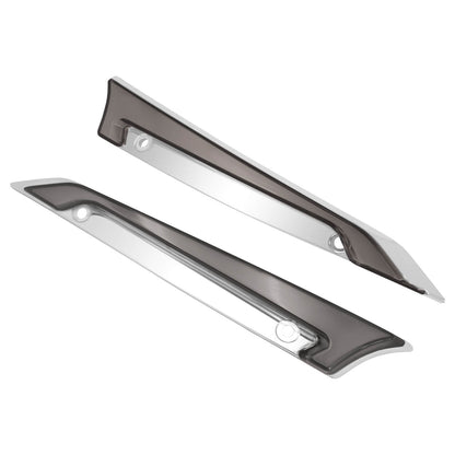 Fairing Windscreen Trim W/ Smoke LED Lights Chrome For Harley FLTRX FLTR 2015-2023 | HCmotorku