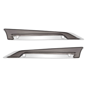 Fairing Windscreen Trim W/ Smoke LED Lights Chrome For Harley FLTRX FLTR 2015-2023 | HCmotorku