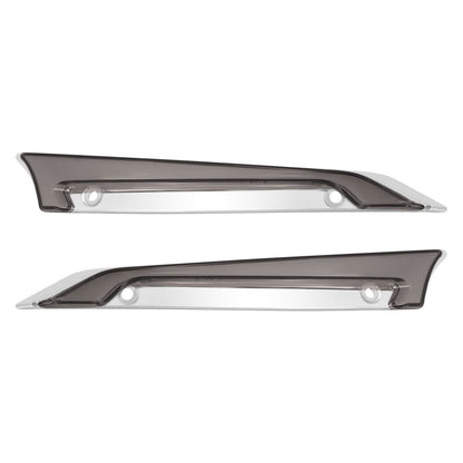 Fairing Windscreen Trim W/ Smoke LED Lights Chrome For Harley FLTRX FLTR 2015-2023 | HCmotorku