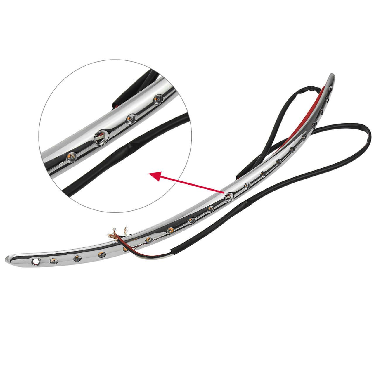 Windshield Trim Turn Signal LED Light For Harley 2014-2020 | HCmotorku