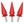 Motorcycle Windshield Spike Windscreen Screws Red For Harley Touring 1996-2013 | HCmotorku