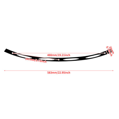 CNC Front Windscreen Windshield Trim Strip Fit For Harley Street Glide 2014-2023 | HCmotorku