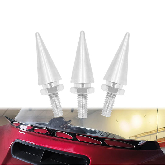 3Pcs Fairing Windsreen Chrome Windshield Trim Screws Fit For Harley FLHX 1996-2013 | HCmotorku