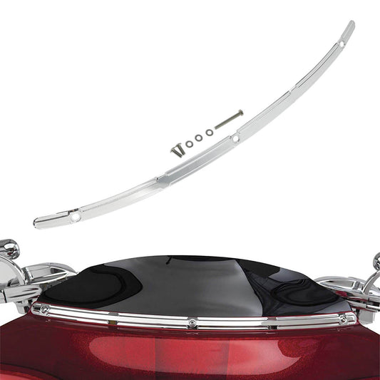Cut Reised Windshield Trim Chrome For Harley Touring Electra Street Glide 2014-2023 | HCmotorku