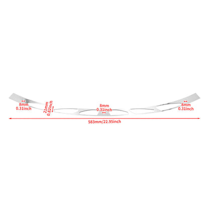 Slots Fairing Windshield Trim Chrome Fit For Harley Touring Tri Electra Glide 2014 | HCmotorku